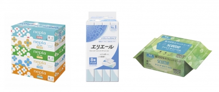 【ティシュ・トイレットペーパー市場】値上げ一定の成果、商品の新価値追求も